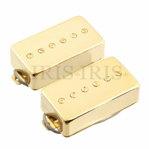 P90 Singel Coil Pickup Humbucker Sized Alnico V Pickup Gold - Picture 1 of 6