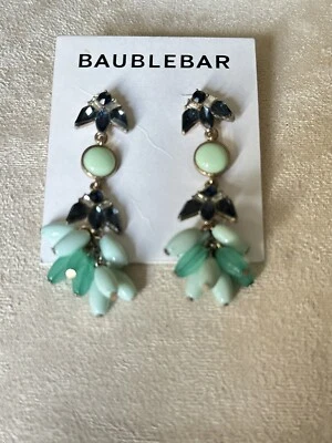 Pendientes colgantes/gotas azul y verde menta Baublebar Foto 1 de 4