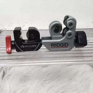 Rigid 101 - Tubing Cutter 1/4" to 1 1/8" 6-28mm & Husky Junior 1/8”-5/8” Lot 2 - Picture 1 of 5