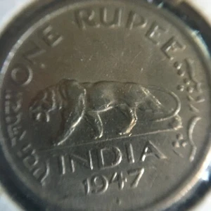Republic of India 1947 1 Rupee XF Y-60 A478 - Picture 1 of 2