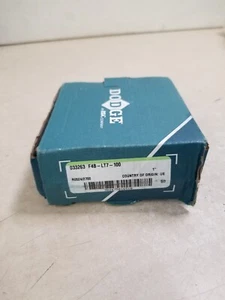 Dodge F4B-LT7-100 Four-Bolt Square Plain Sleeve Bearing Unit - 1 in Bore, 4-Bolt - Picture 1 of 4