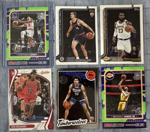 Basketball Card Lot - 6 Cards (Rookies, Parallels, Inserts, Stars) - Picture 1 of 3
