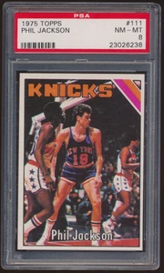 1975 Topps Phil Jackson #111 HOF New York Knicks PSA 8 - Bild 1 von 4