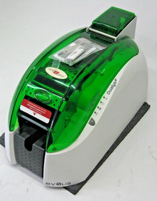 EVOLIS DUALYS 3 MAG ID CARD BADGE THERMAL PRINTER 2 SIDED T5-C18 - Image 1 of 4