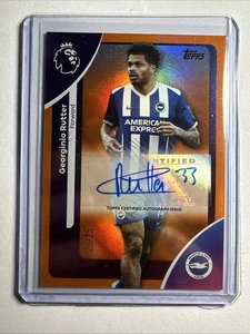 Georginio Rutter 2025-26 Topps Premier League #25/25 Auto Orange - Foto 1 di 2
