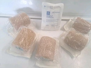 Medline CO-FLEX LF Latex Free Foam Self Adherent Wrap 3" X 5 Yds. -6 Rolls Tan - Picture 1 of 2