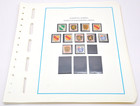 Französische Zone Sammlung mit Papiervarianten auf 14 Seiten 1945 - 1949
