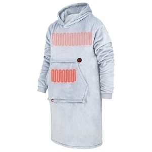 Heated ultra soft poncho with USB connection, GU1G - Picture 1 of 10
