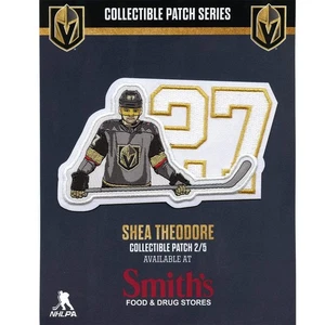 Las Vegas Golden Knights Shea Theodore #27 NHL Patch 1 of 5 (2nd Series) - Picture 1 of 1