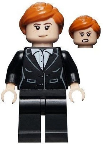 LEGO Marvel Super Heroes Pepper Potts Costume Nero Minifigure Da 76190 - Immagine 1 di 1