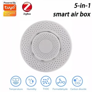 Tuya Luftqualitätsmelder 5 in 1 Smart ZigBee Air Box Hausautomation - Bild 1 von 7