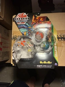 Bakugan Evolutions Gillator Ultra Diamond Starter Pack Blitz Fox & Hydorous Neu - Bild 1 von 2