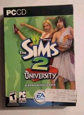 Sims 2: University (PC, 2005) Security Tape Intact Unopened  - Image 1 of 4