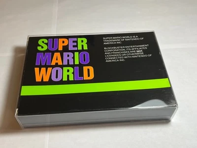 Super Mario World Blockbuster Exclusive V6 BOX Variant Super Nintendo SNES WATA - Image 1 of 4