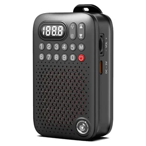  LED Display Radio Portable Best Reception FM 76.0-108MHz Radios Bluetooth5391 - Foto 1 di 6