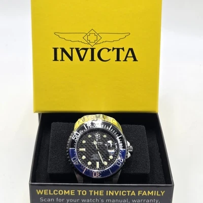 Reloj Hombre Invicta Sea Base Automático 47mm, LE/1000, Bisel Negro y Azul Nuevo Foto 1 de 4