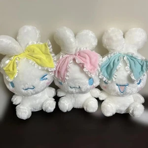 Sanrio Cinnamoroll Big Ribbon Plush toy Mimi Musubi 34cm set From JAPAN NEW - Picture 1 of 2