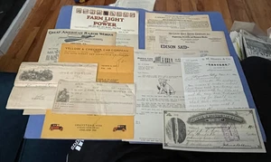 LOTE x30+ COLECCIÓN PUBLICIDAD AÑOS 1900! MEMBRETES CARTAS FOLLETOS MEMBRETES+ - Imagen 1 de 10