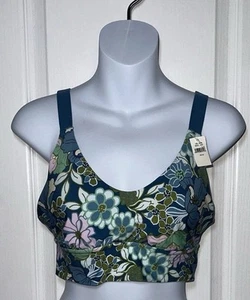 Offline by Aerie Women's Medium Real Me Bra Color Blue Green - Picture 1 of 7