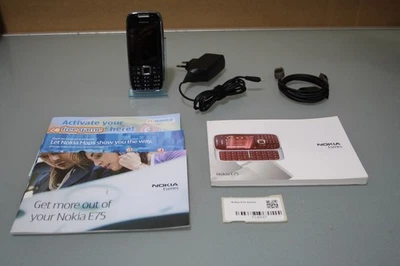 Nokia E75 Series Smartphone with Charger and Original Packaging/Part Faulty - Image 1 of 4