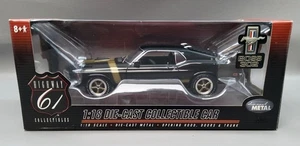 1970 Black Ford Mustang Boss 302 1:18 Scale Diecast By Ertl Highway 61 #50421 - Picture 1 of 7