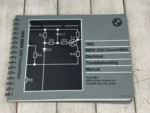 1992 BMW 325i Convertible Electrical Troubleshooting Repair Shop Service Manual - Bild 1 von 3