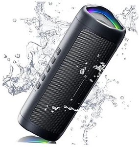 Haut-parleur Bluetooth avec Son HD, Portable sans Fil, IPX5 1pcs - Noir Brillant - Photo 1 sur 7