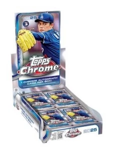 2025 Topps Chrome Baseball Factory Sealed Hobby Box - Picture 1 of 2
