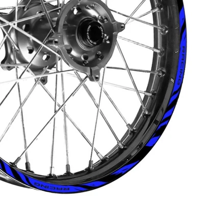 Blue W02B MX Bikes Strips Rim Sticker For TM Racing 450EN EN450F 07-2021 Foto 1 de 4