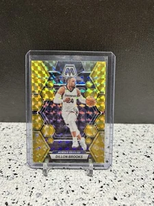 2022-23 Panini Mosaic - Dillon Brooks #189 Reactive Yellow Mosaic Prizm - Picture 1 of 2