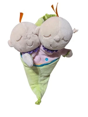 Игрушечные розовые уютные капсулы Manhattan плюшевые младенцы (2) близнецы с мягкими игрушками 8 дюймов - Изображение 1 из 4