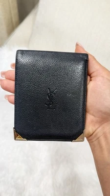 Saint Laurent YSL Men Wallet Leather Bi-fold Black - Image 1 of 4