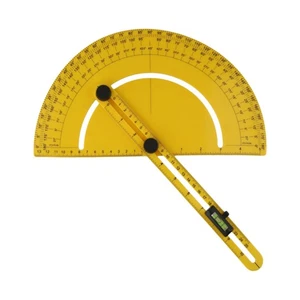 Lightweight Plastic Swing Ruler Protractor with Clear Calibration Marks - Picture 1 of 24