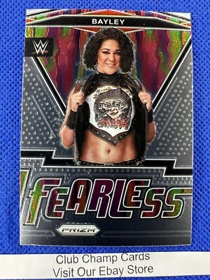 2022 #9 Bayley Panini Prizm WWE FearLess Insert - Image 1 of 2