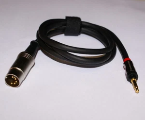 Bang Olufsen to Ipod iPhone MP3 5 Pin DIN to Monster Slim 3.5mm 3ft New - Picture 1 of 2