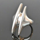 Auth GEORG JENSEN Denmark #126 Sterling Silver 925 Ring US Size 6 / 9g