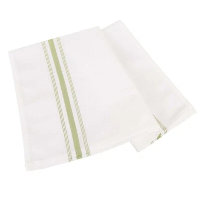10 pcs 22"x18" Polyester Napkins with Stripes Wedding Party Table Decorations - Image 1 of 2
