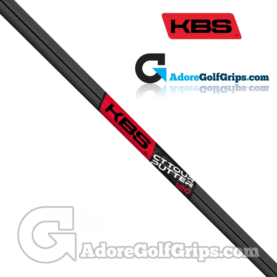 Eje putter recto paso recto KBS CT Tour (124 g) - punta de 0,370" - negro cepillado - Imagen 1 de 1