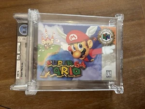 Super Mario 64 - Nintendo N64 WATA Graded 8.5 A+ Sealed Brand New Players Choice - Picture 1 of 4