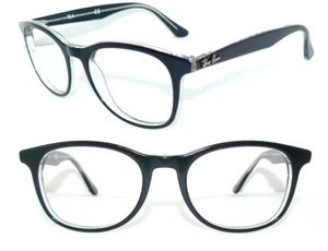 Ray Ban BRILLE SCHWARZ TRANSPARENT 5356 2034 52 FASSUNG 2180 GESTELL 7159 ETUI - Bild 1 von 5