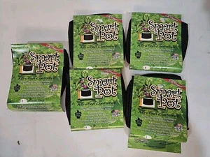 Lot of 5 Smart Pots 1 Gallon Plant Aeration Pot Fabric Hydroponic Containers - Picture 1 of 3