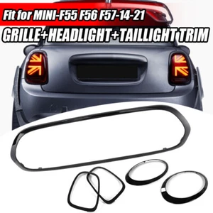 Set of Headlight Ring Tail Light Surround Trim for MINI COOPER F55 F56 2014-2019 - Picture 1 of 16