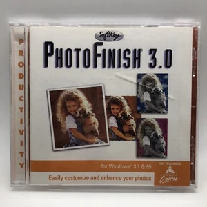 The Learning Company PhotoFinish 3.0 Computer PC Disc Program 1998 - Picture 1 of 5