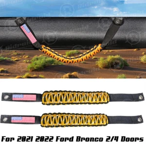 2 un. manijas de agarre con barra antivuelco amarilla para accesorios Ford Bronco 2021-2024 - Imagen 1 de 8
