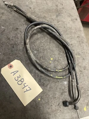 KAWASAKI 400 1997 PRAIRIE 4X4 KVF400A THROTTLE + CHOKE CABLE - Image 1 of 4