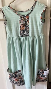 Caroline Kate Girls Sleeveless Tank Dress - Size 5 EUC - Picture 1 of 7