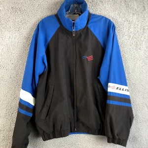 Vintage 90s Perry Ellis America Lining Jacket Men’s Size M Spell Out USA Y2k - Picture 1 of 6