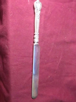 Gorham Sterling Chantilly 9 5/8" BLUNT STERLING HANDLE KNIFE  mono E  - Image 1 of 3