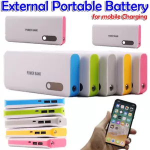 20000mAh Power Bank Portable Fast Charger Battery Pack 2 USB for Mobile Phone - Picture 1 of 4