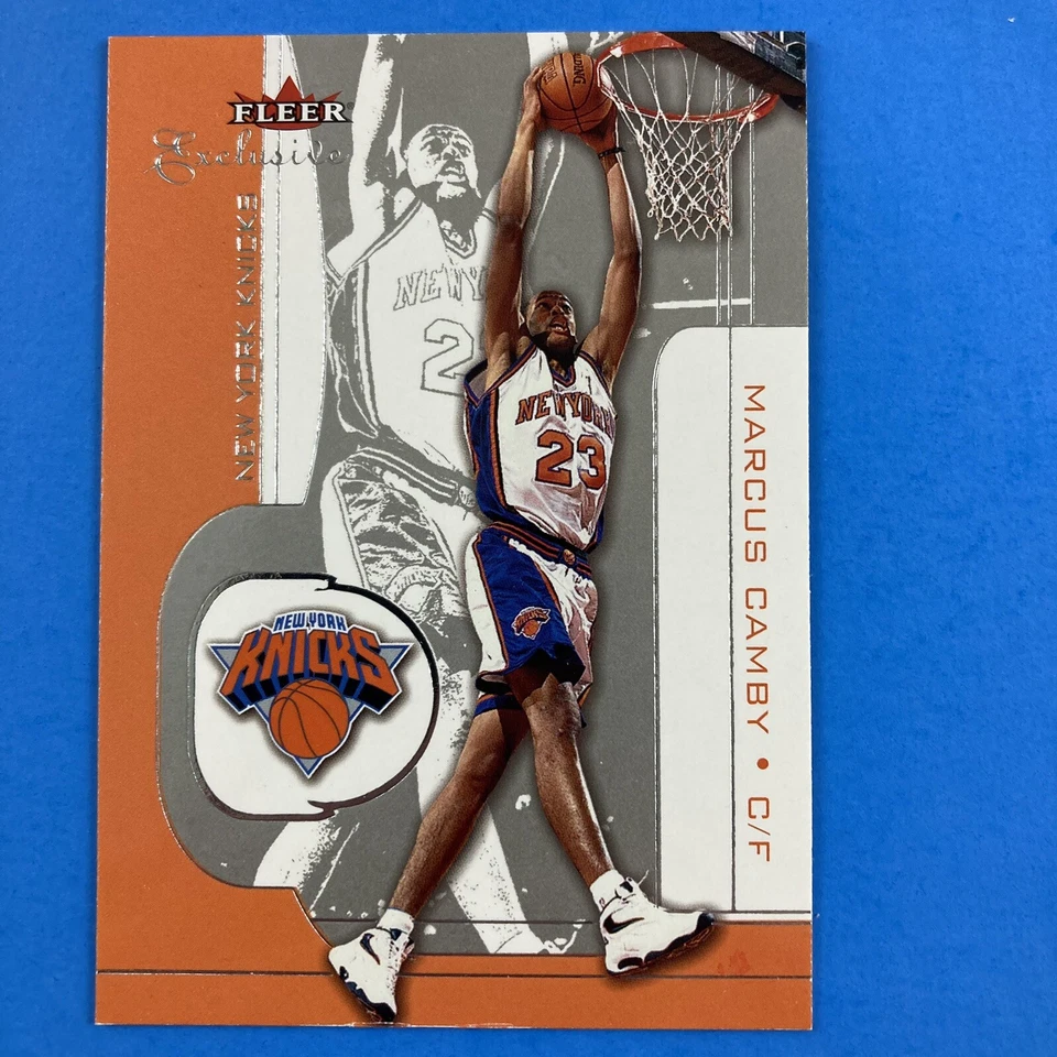 Marcus Camby 2001-02 Fleer Exclusive Card #10 NBA New York Knicks - Image 1 of 2